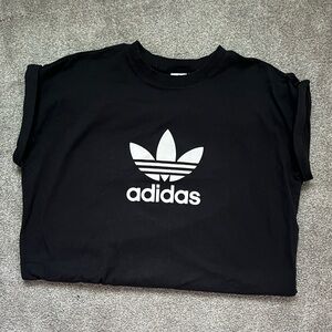 Adidas Black Crew Neck Tee
